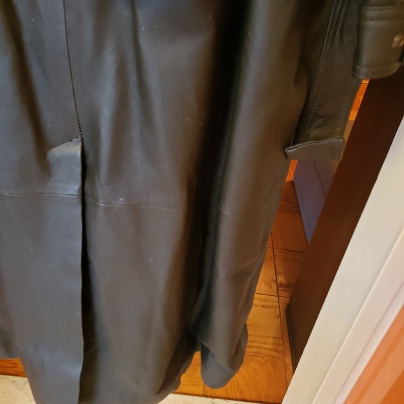 Man leather coat - Picture 11 of 13